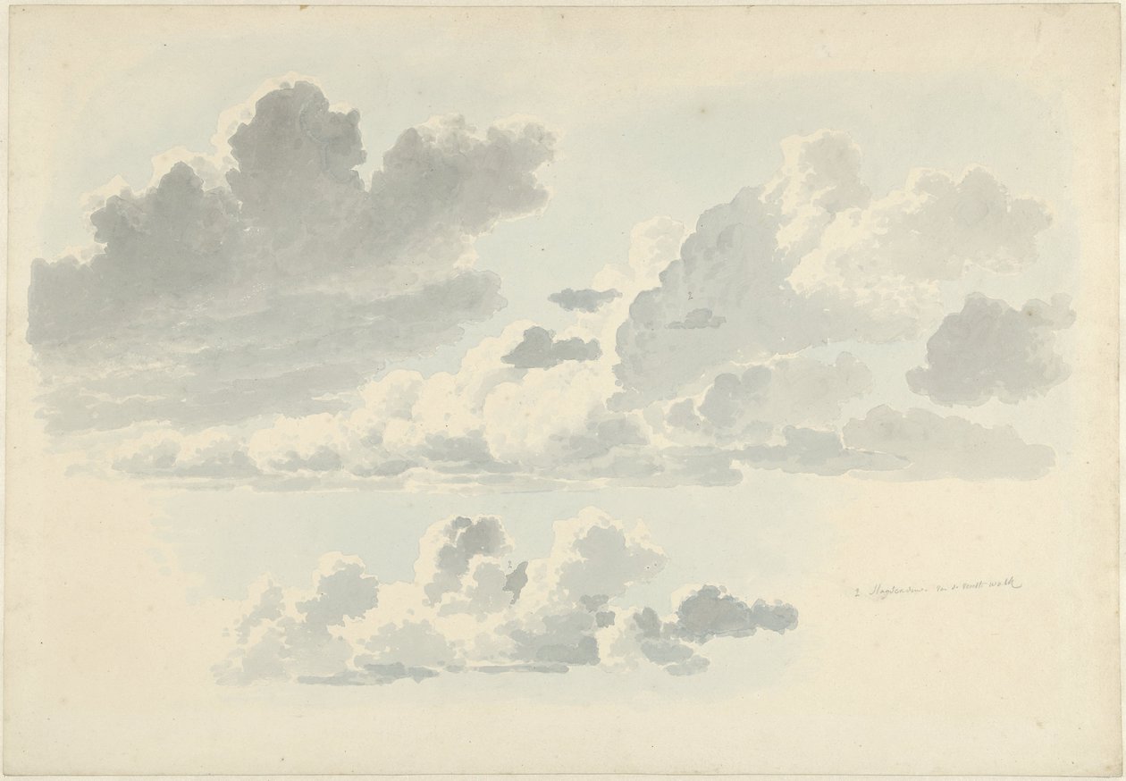 Studi di nuvole da Josephus Augustus Knip
