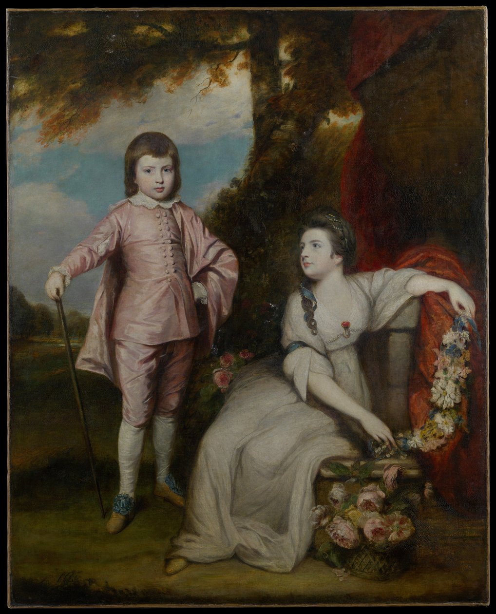 George Capel, Visconte Malden (1757–1839), e Lady Elizabeth Capel (1755–1834) da Joshua Reynolds
