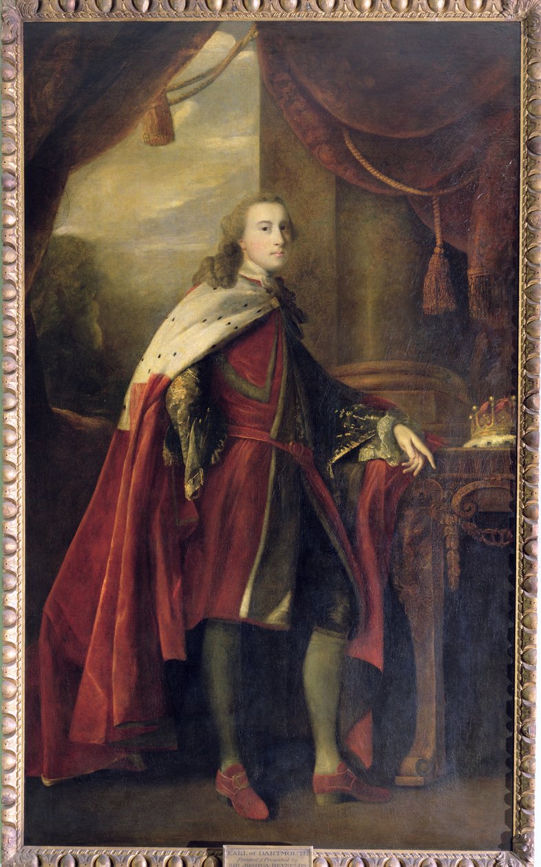 Ritratto di William Legge (1731-1801) 2° conte di Dartmouth, c.1757 da Joshua Reynolds