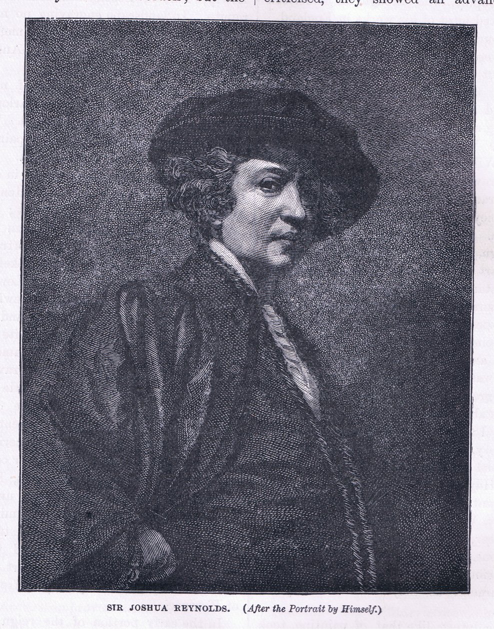 Autoritratto da Joshua Reynolds