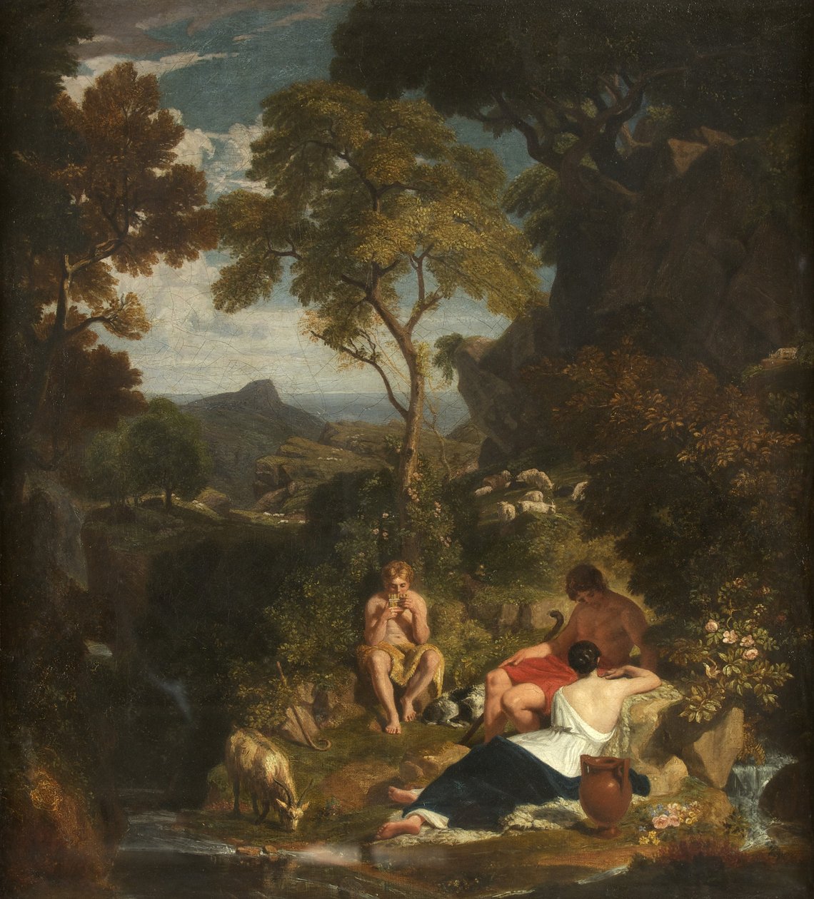 Pastori arcadici, c.1824 da Joshua Cristall
