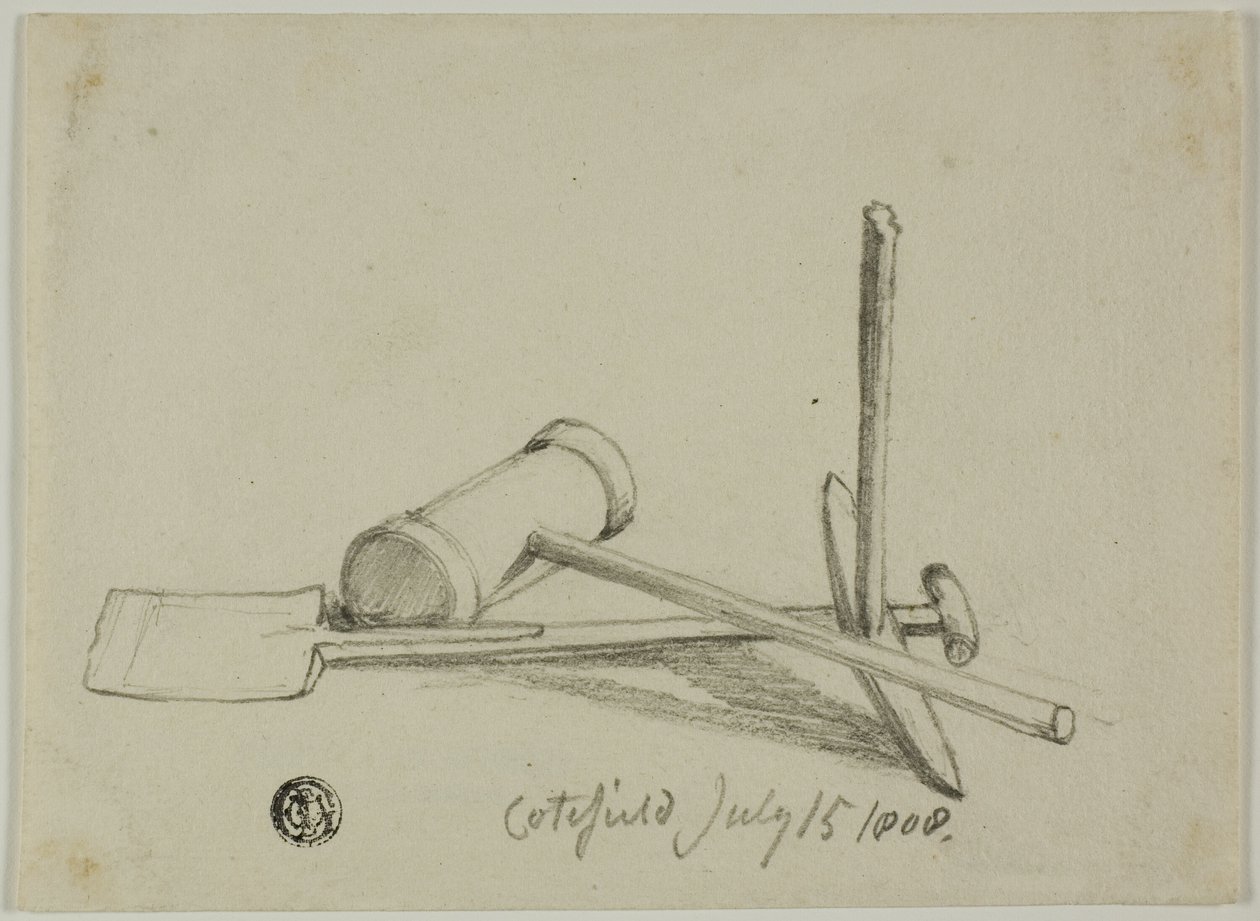 Martello, piccone e pala da Joshua Cristall