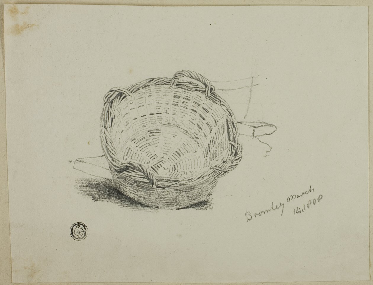 Cestino in vimini da Joshua Cristall