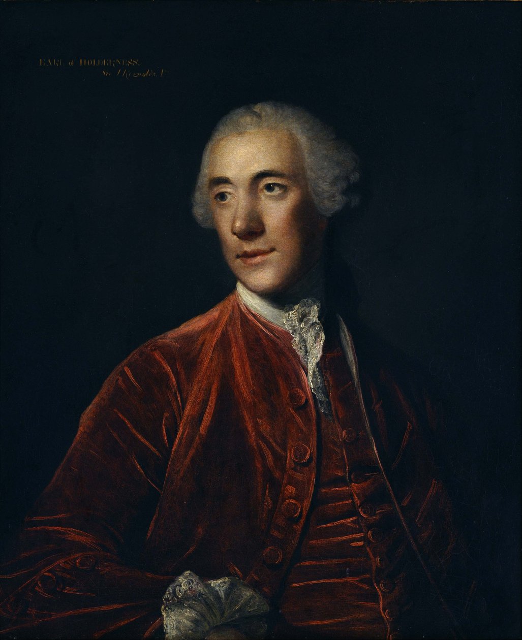 Ritratto di Robert Darcy, IV conte di Holderness. da Joshua Reynolds