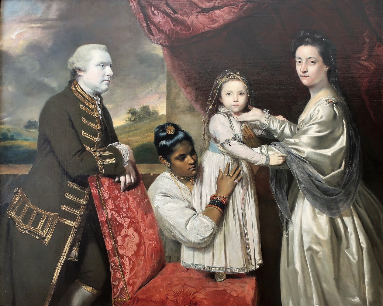 1765 Famiglia Reynolds Hancock da Joshua Reynolds