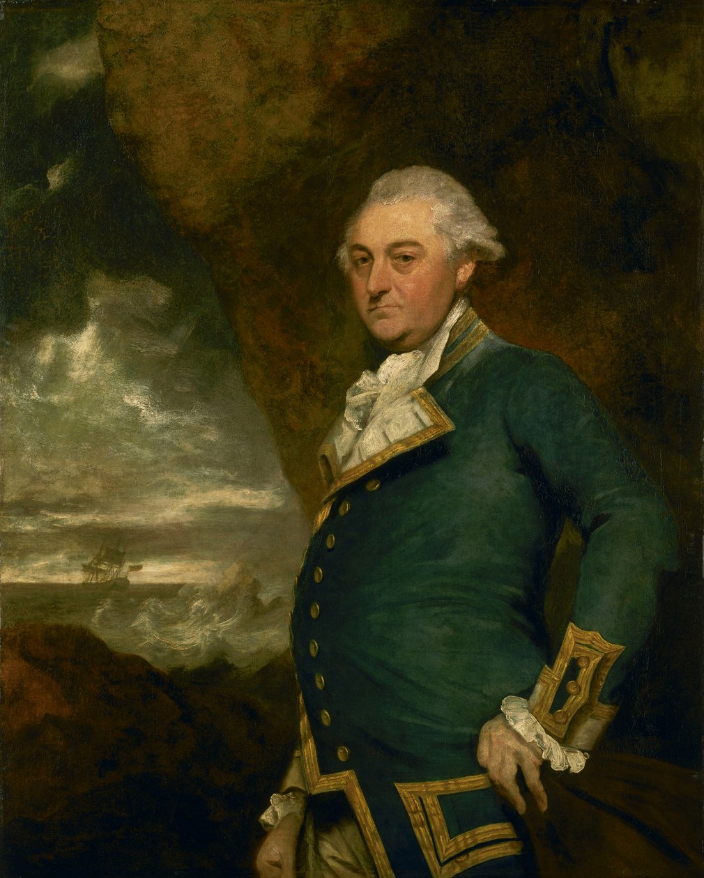 Capitano John Gell (1740-1805) da Joshua Reynolds