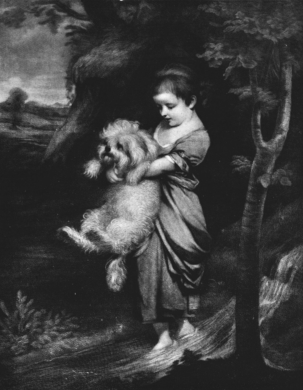 Attraversando il ruscello da Joshua Reynolds