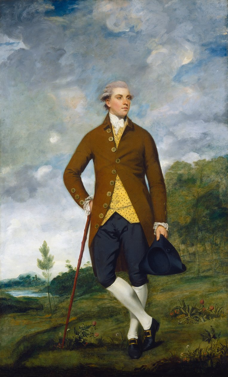 John Musters, 1777-c.1780 da Joshua Reynolds