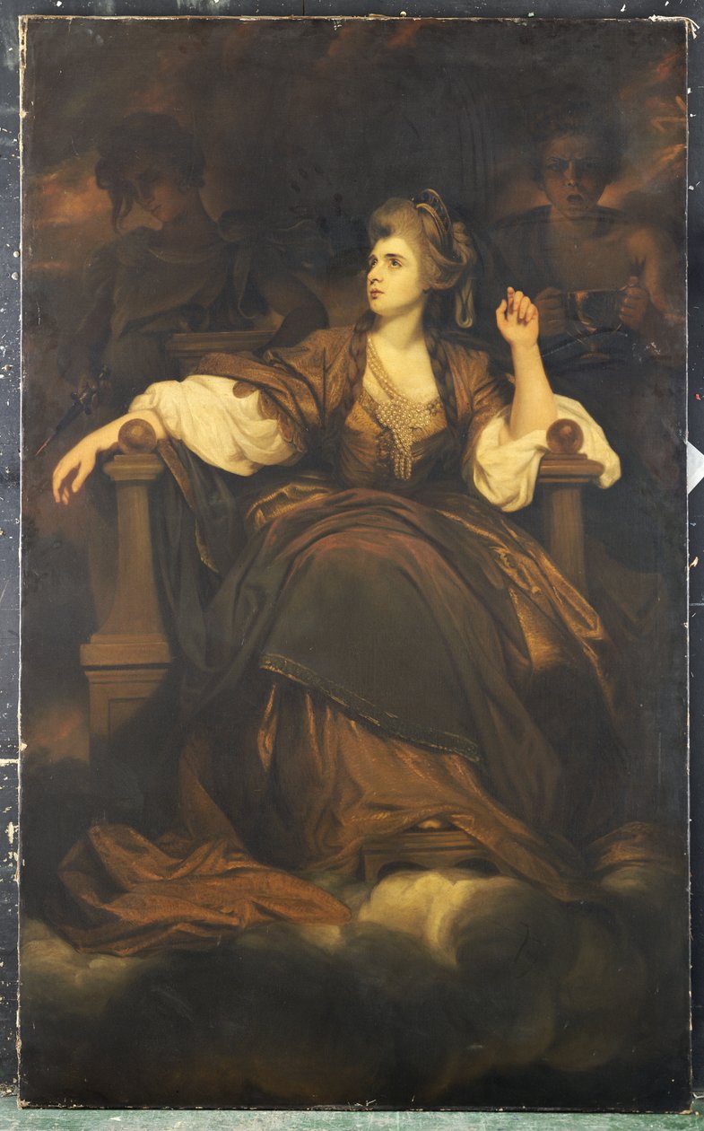 Mrs. Siddons come "La Musa Tragica" da Joshua Reynolds
