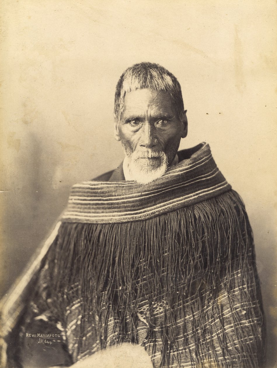 Rewi Maniapoto, c.1890 da Josiah Martin