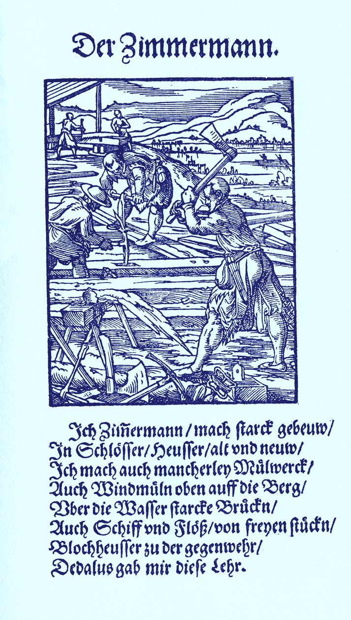 Carpentiere da Jost Amman