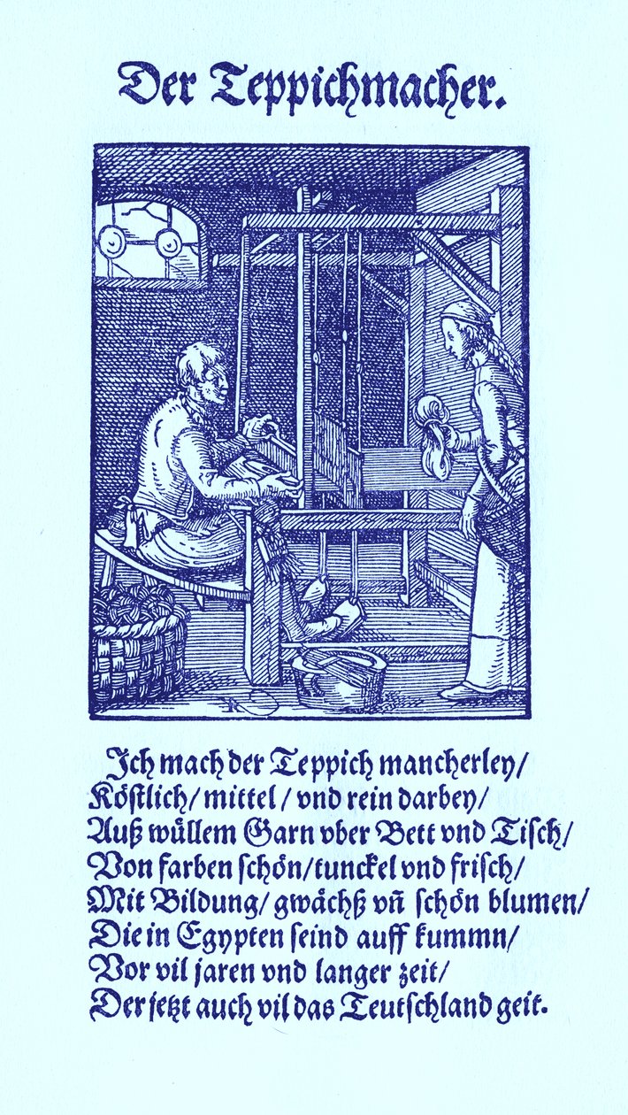 Fabbricante di tappeti da Jost Amman