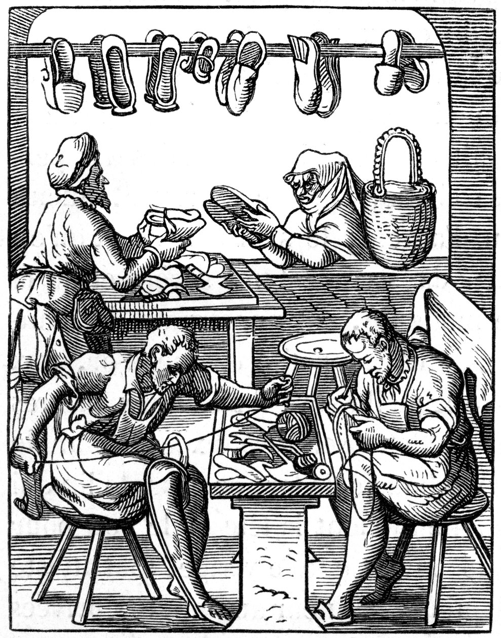 Calzolaio, XVI secolo da Jost Amman