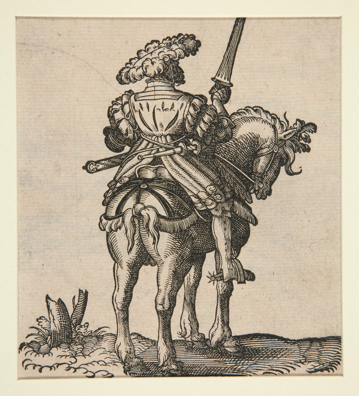Soldato a cavallo da Jost Amman