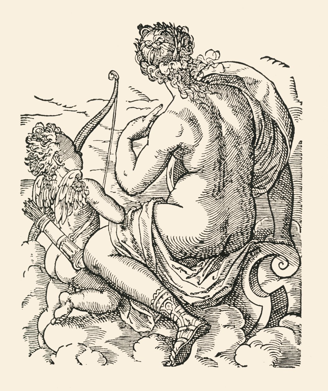 Venere e Cupido, 1906 da Jost Ammon