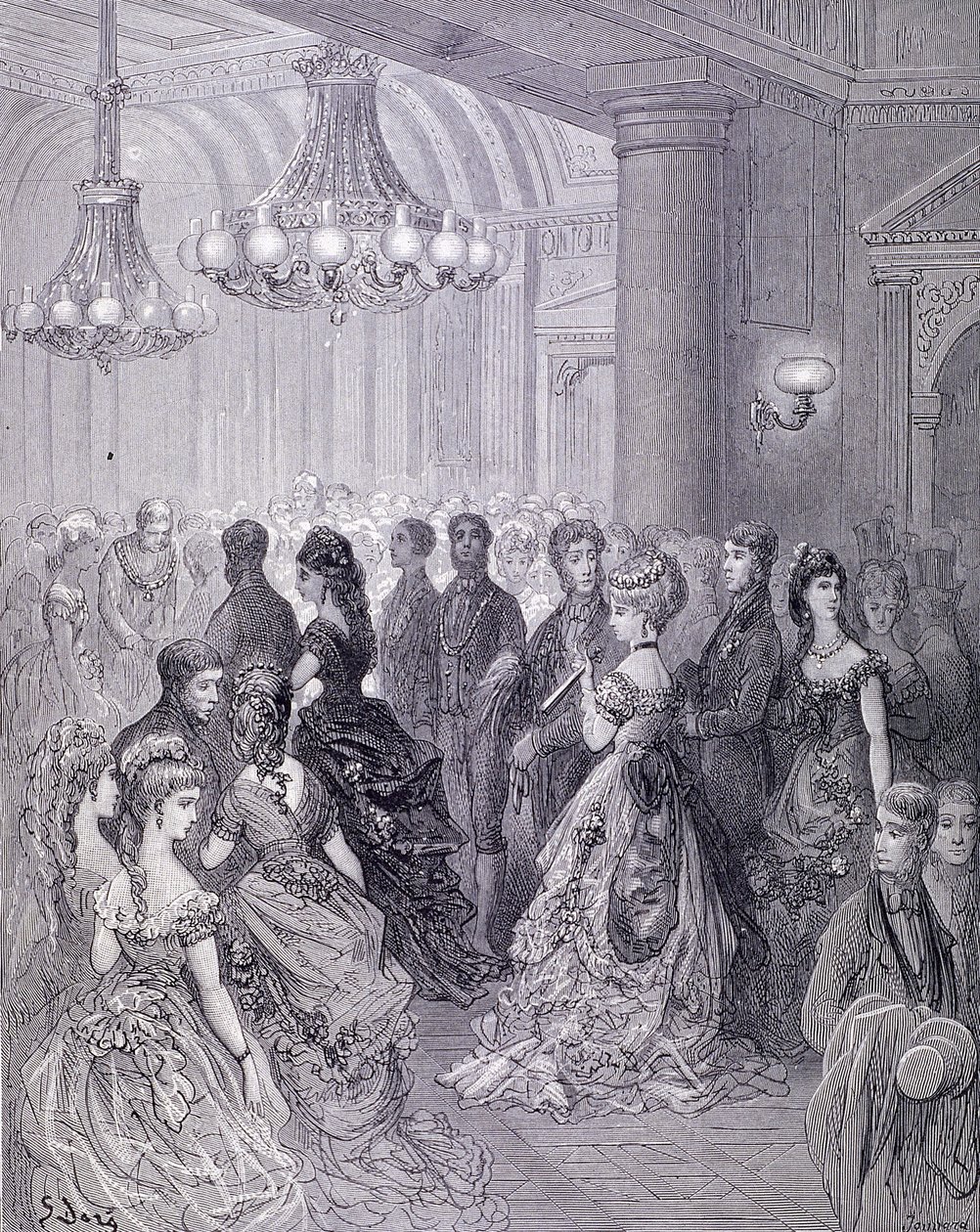 Un ballo alla Mansion House, 1872 da Journard