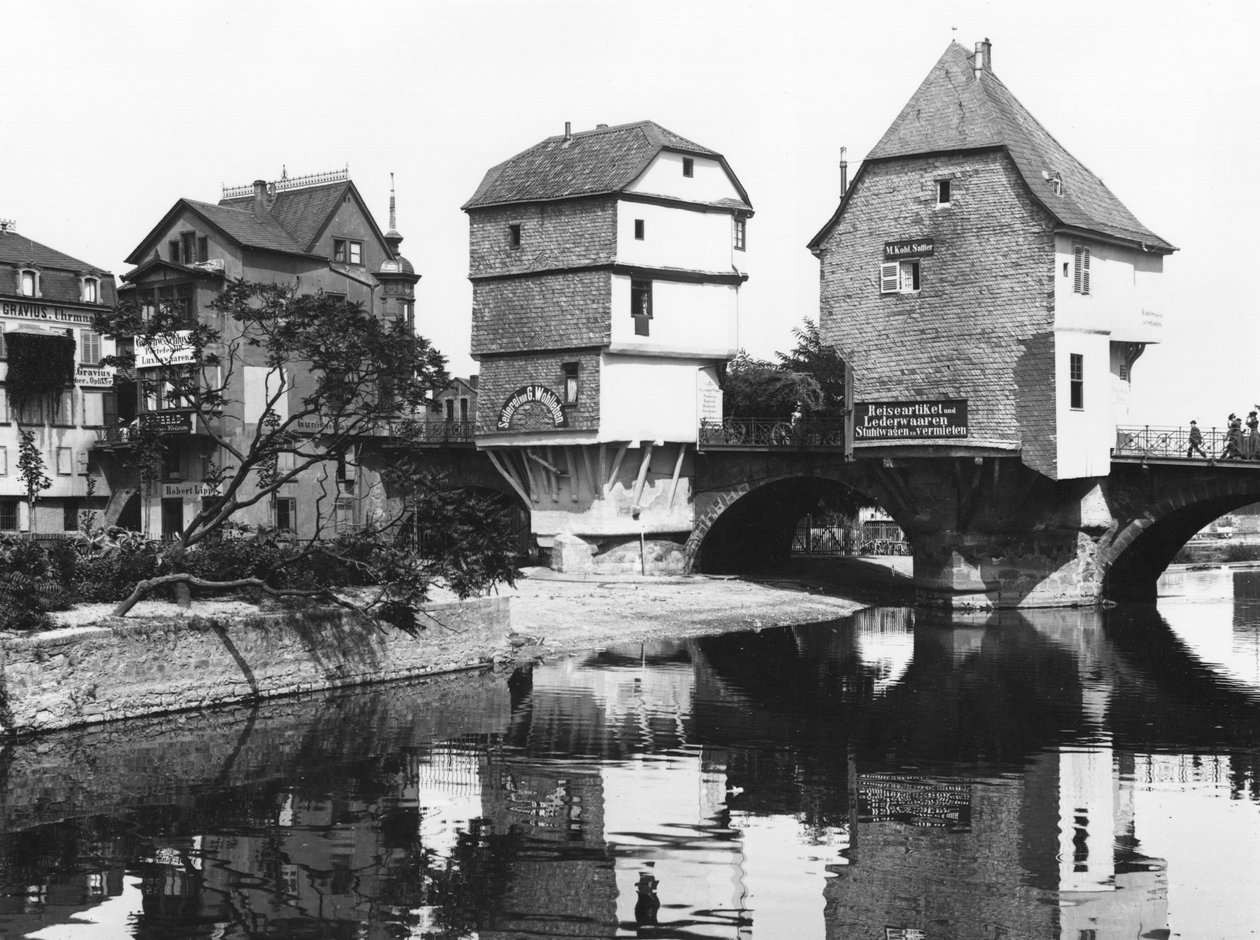 Ponte Nahe, Bad Kreuznach, c.1910 da Jousset