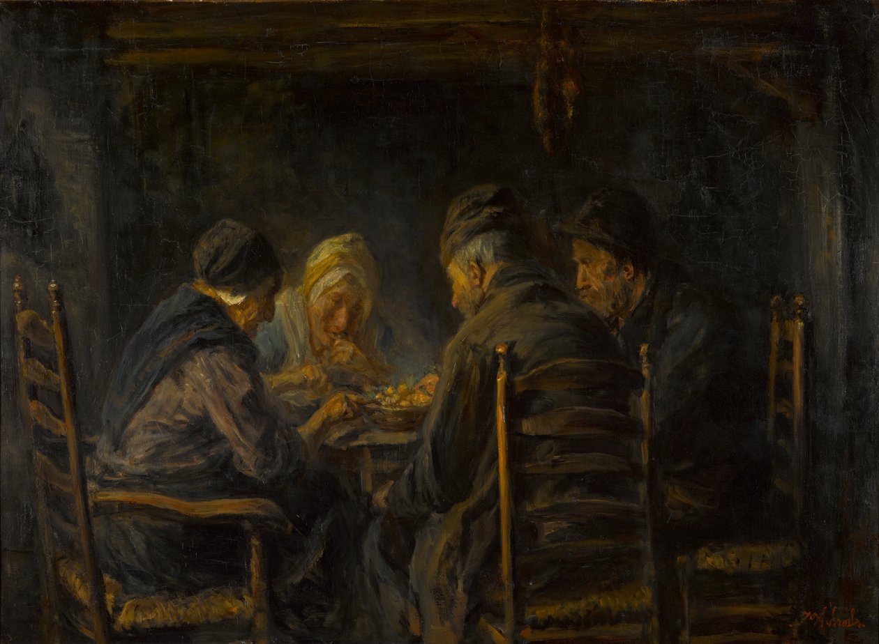 I mangiatori di patate da Jozef Israëls