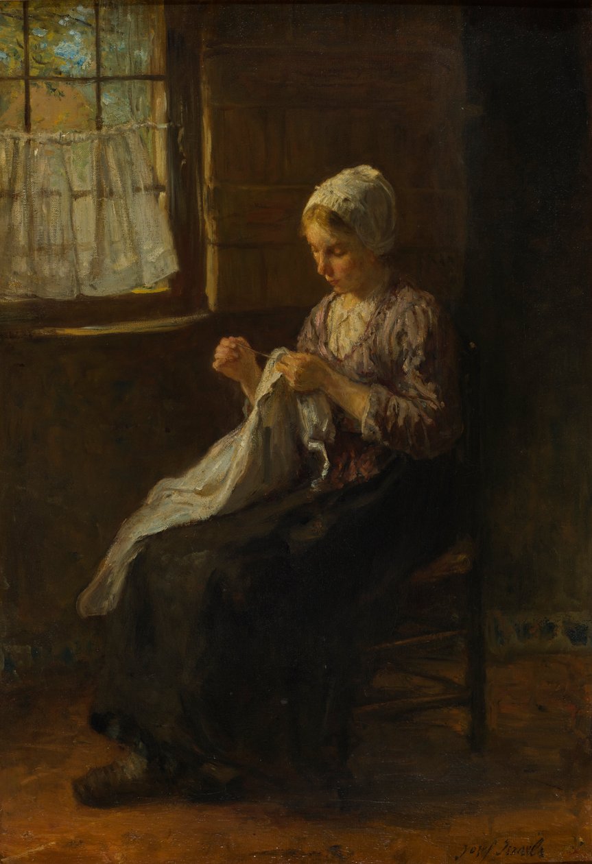 La giovane sarta da Jozef Israëls