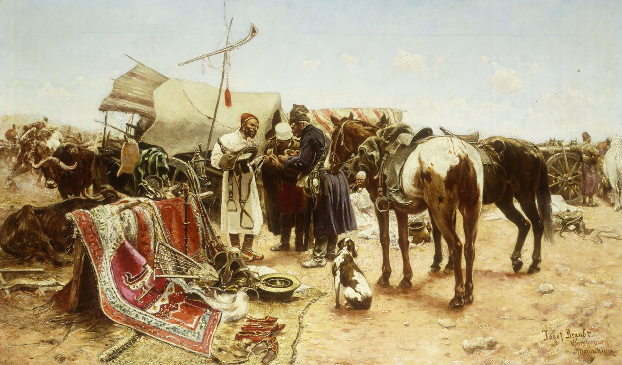 Il mercato orientale da Jozef Brandt