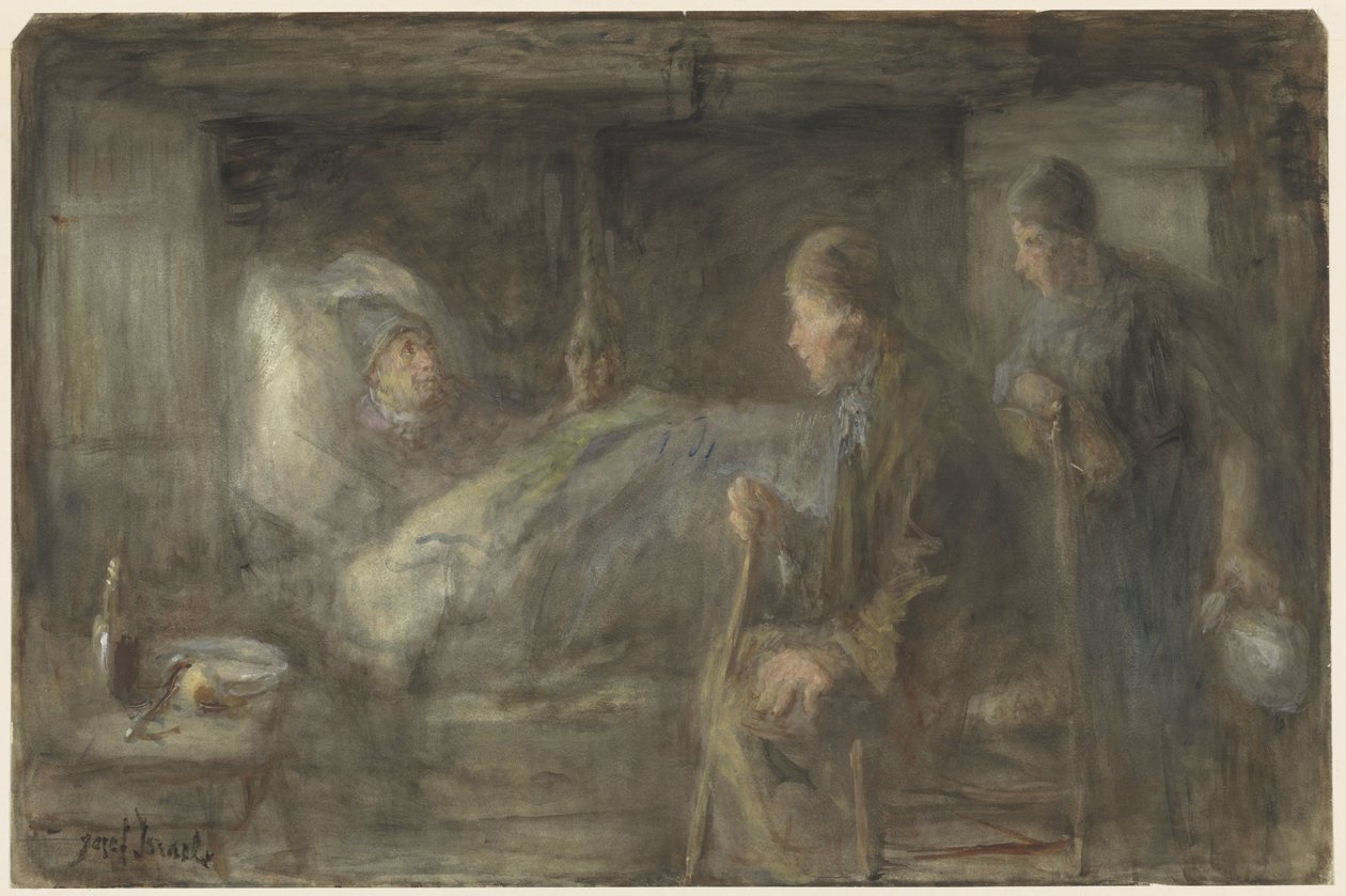 Il vicino malato da Jozef Israëls