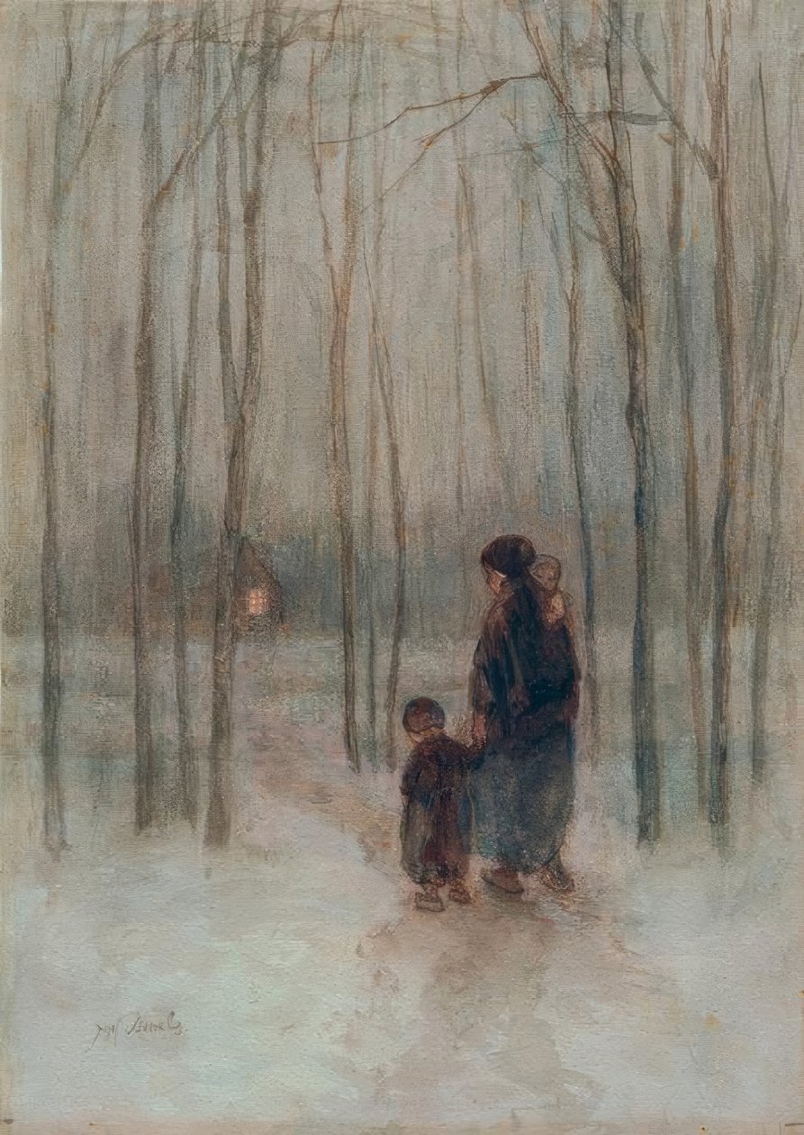 Sera nel bosco da Jozef Israëls