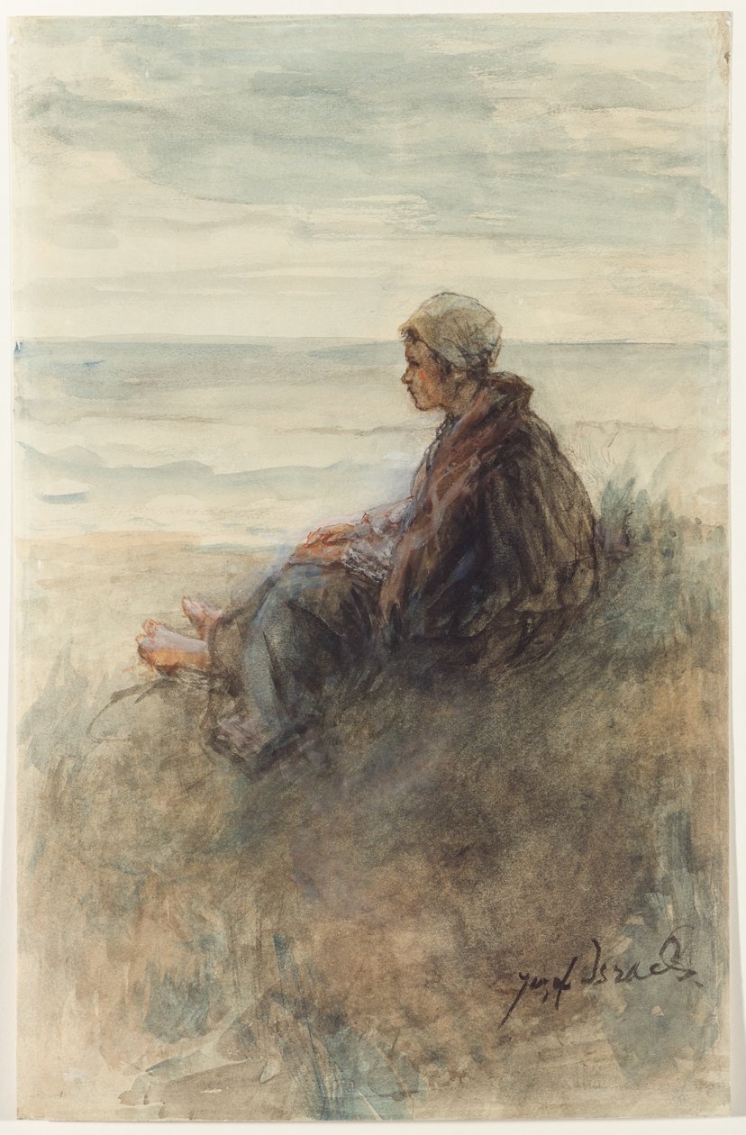 Ragazza sulle dune da Jozef Israëls
