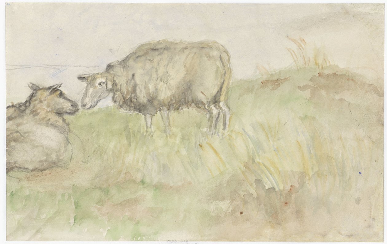 Due pecore da Jozef Israëls