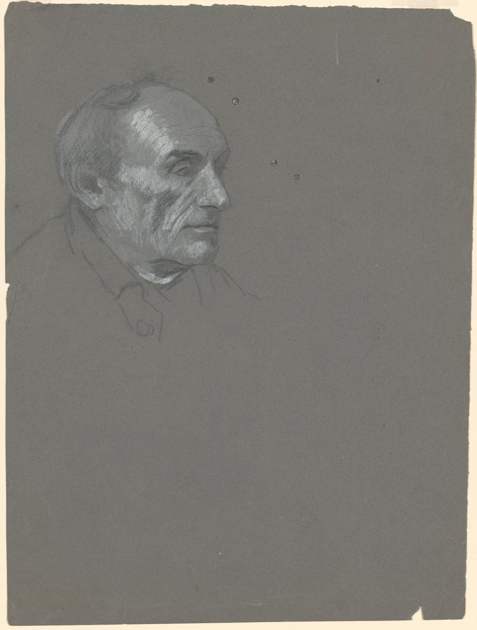 Testa di un uomo da Jr. Enoch Wood Perry