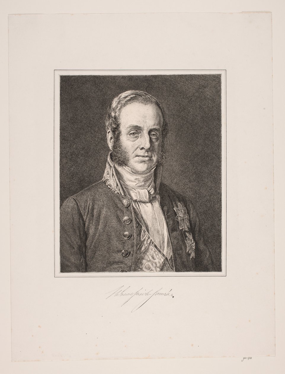 Direttore generale delle poste Conte S. Danneskjold-Samsøe da Jørgen Roed