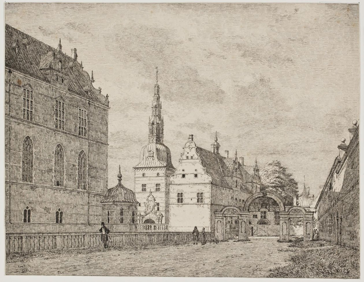 Il giardino del carosello a Frederiksborg da Jørgen Roed
