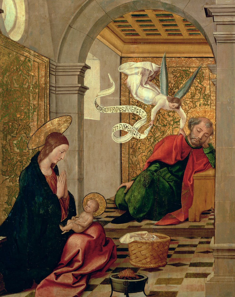 Il sogno di San Giuseppe, c.1535 da Juan de Borgoña