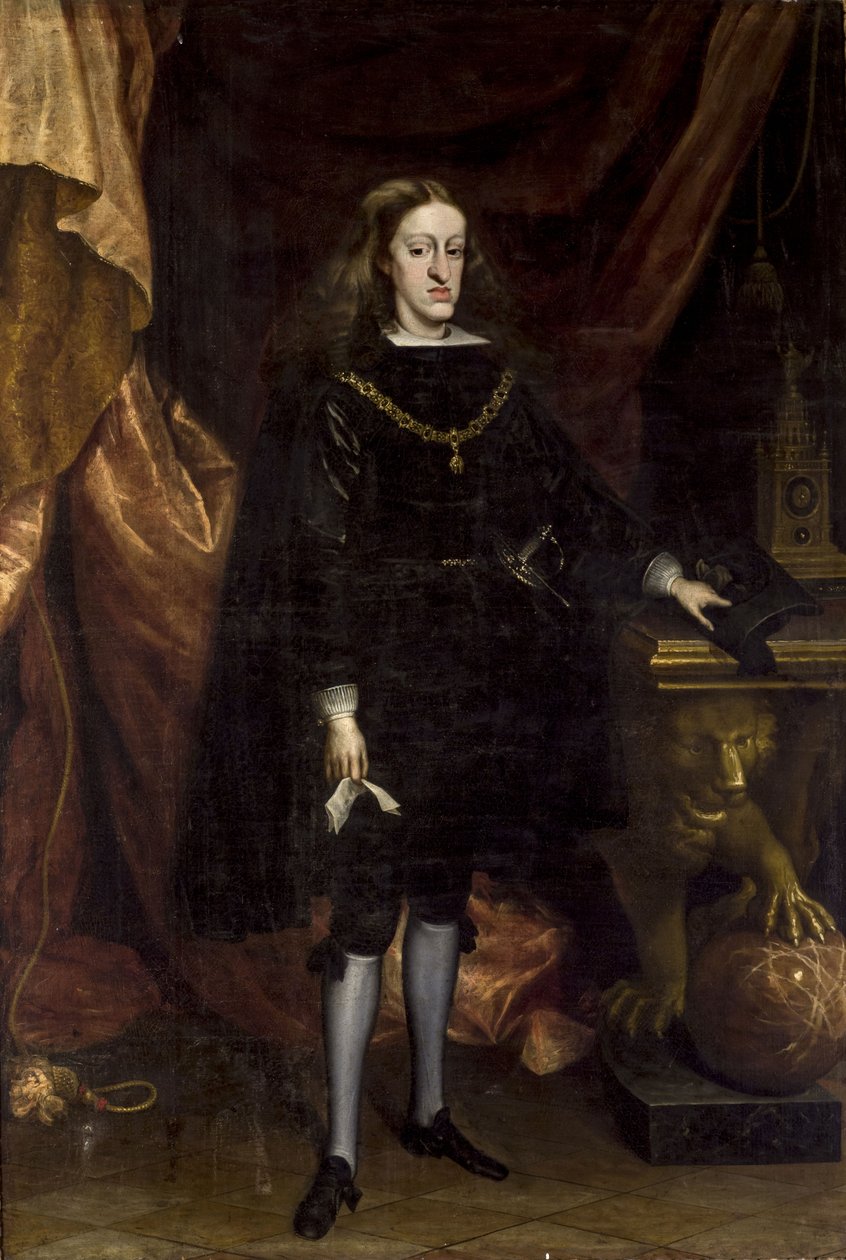 Carlo II di Spagna da Juan Carreño de Miranda  
