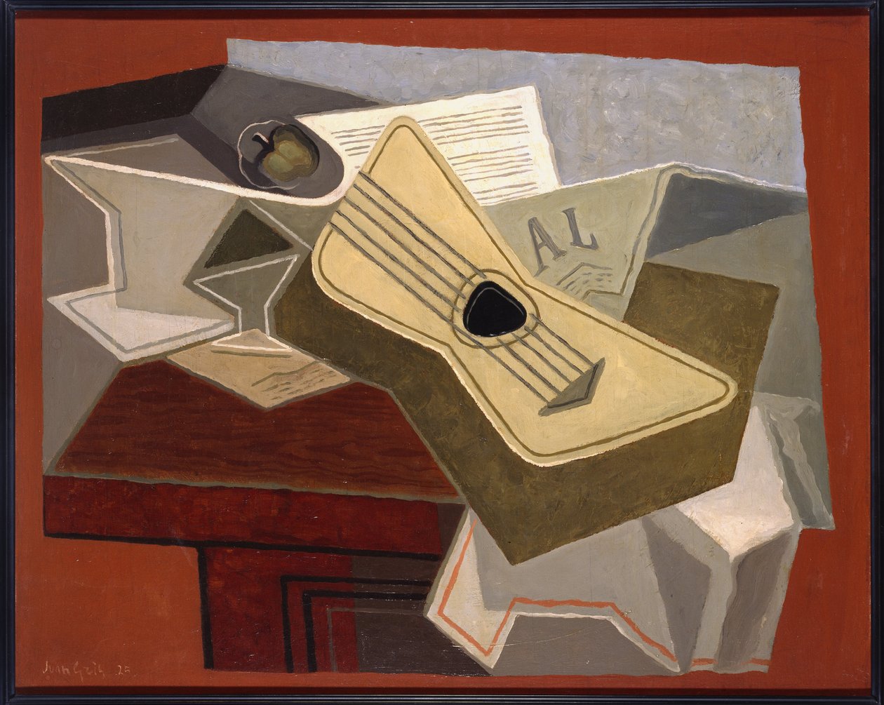 Chitarra e giornale da Juan Gris