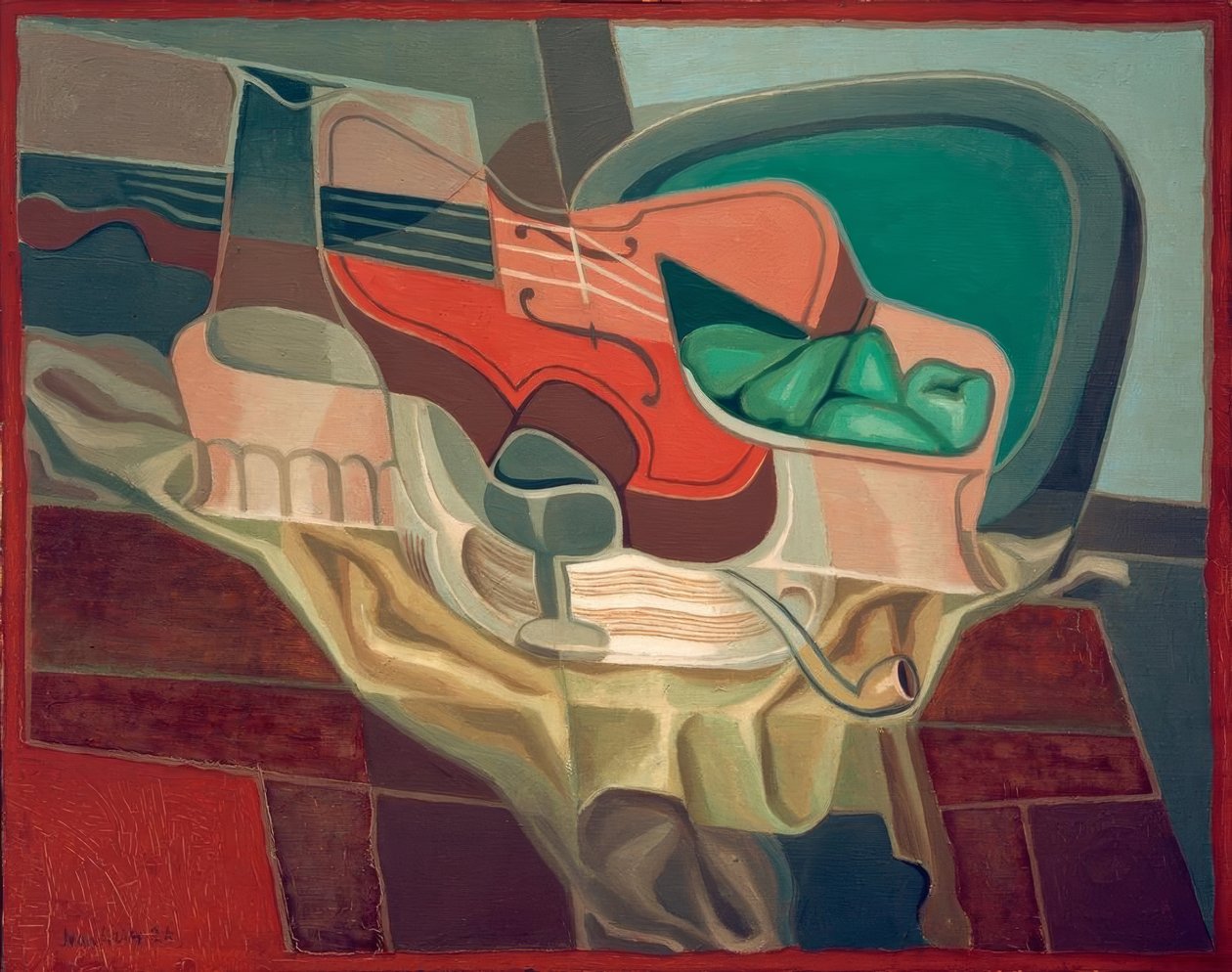 Natura morta (Tavolo con sedia) da Juan Gris