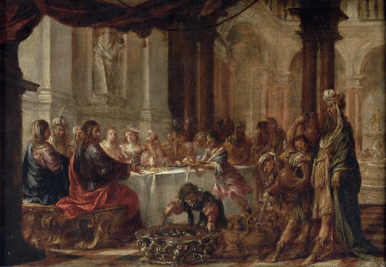 Le Nozze di Cana, 1660 da Juan de Valdes Leal