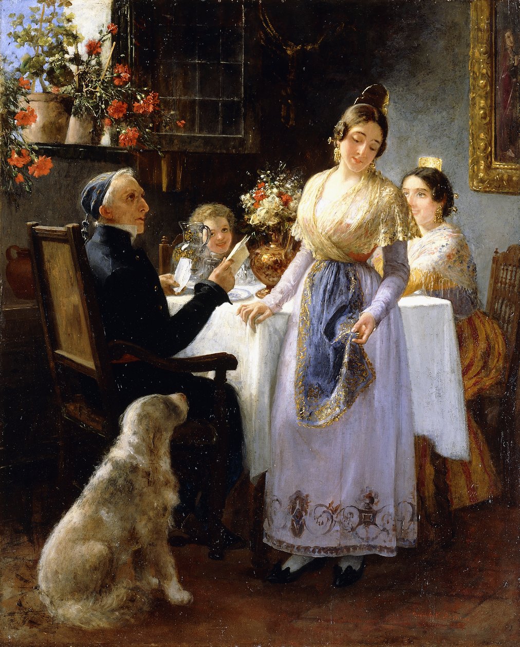 La lettera da Juan Antonio Benlliure y Gil