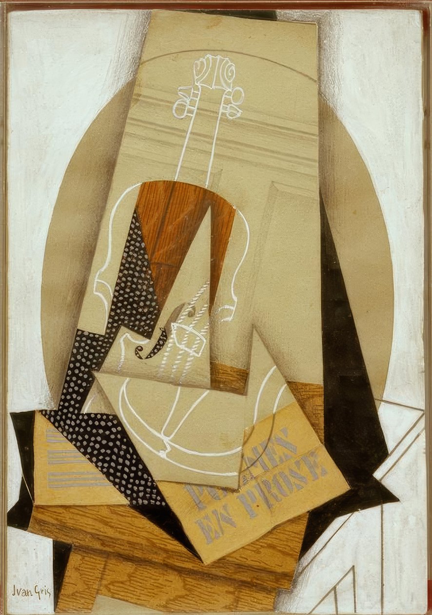 Composizione del violino da Juan Gris