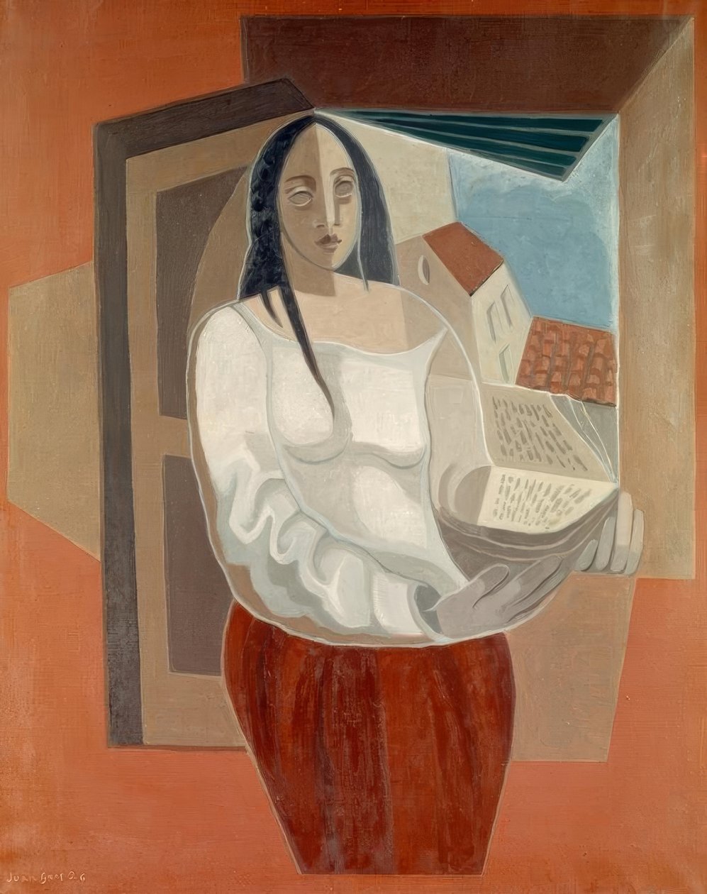 La donna con il libro da Juan Gris