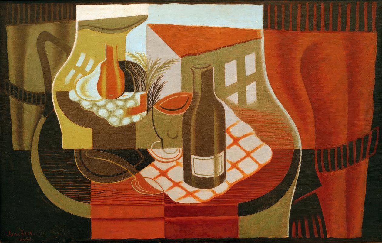Il guéridon davanti alla finestra da Juan Gris
