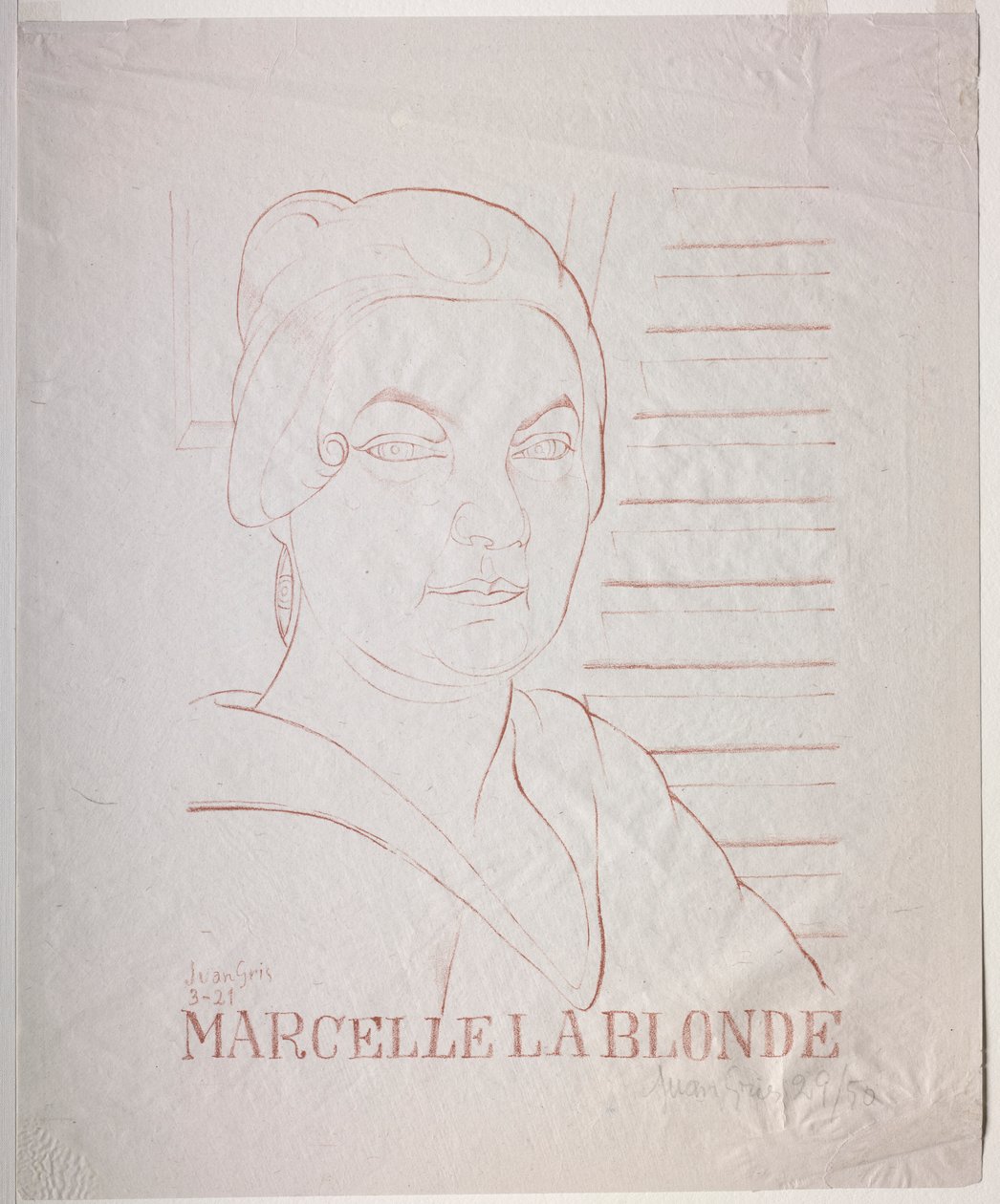 Marcelle la Bionda da Juan Gris