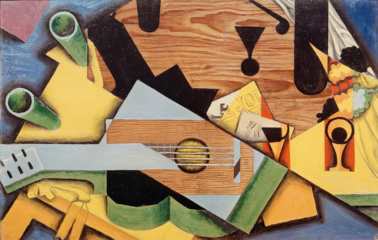 Natura morta con chitarra da Juan Gris