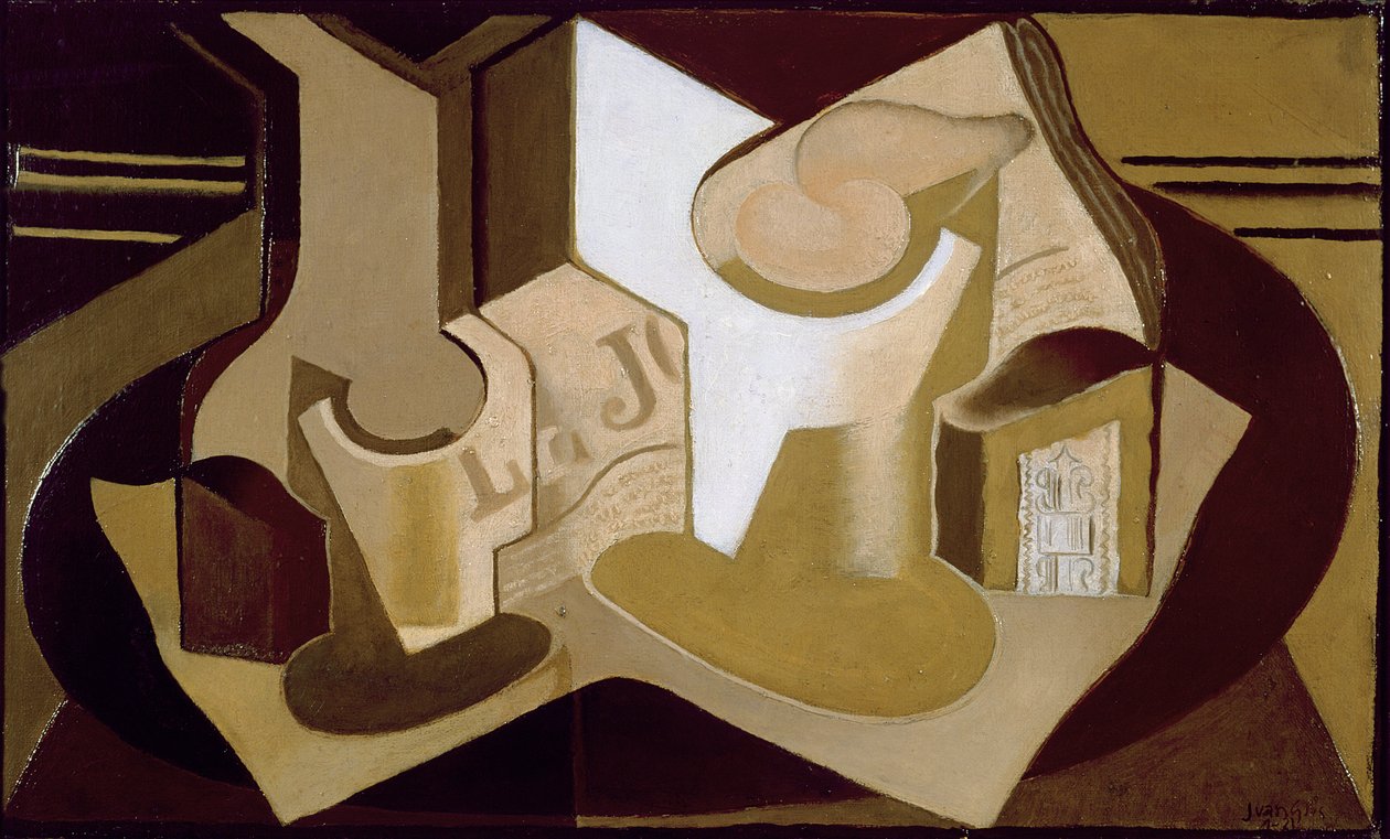 Natura Morta con Giornale, 1921 da Juan Gris
