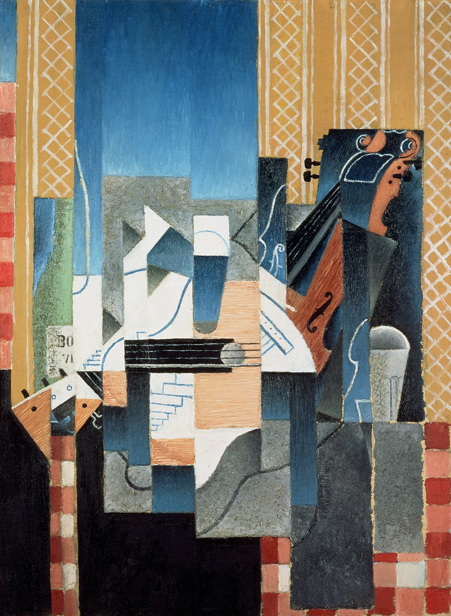 Natura morta con violino e chitarra da Juan Gris