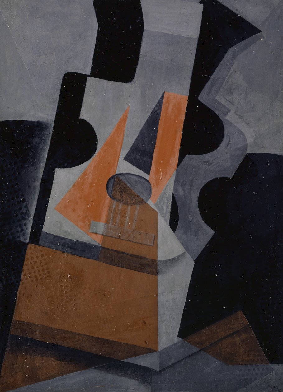 La chitarra (Natura morta con chitarra) da Juan Gris