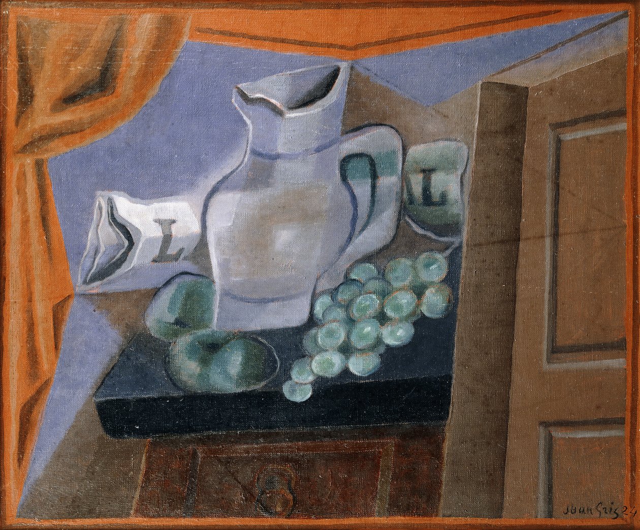 Il vaso; La Jarre, 1924 da Juan Gris