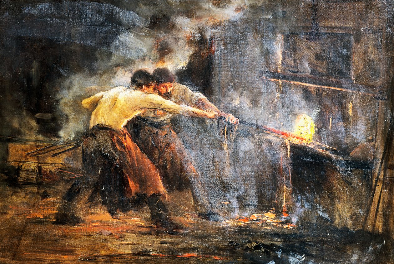 Fabbri, dipinto del XIX secolo da Juan Luna y Novicio