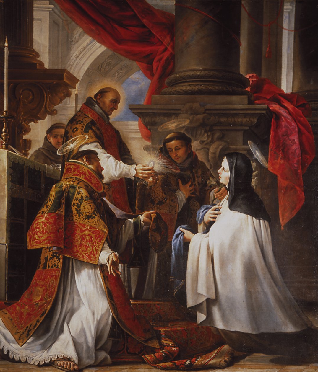La comunione di Santa Teresa da Juan Martín Cabezalero