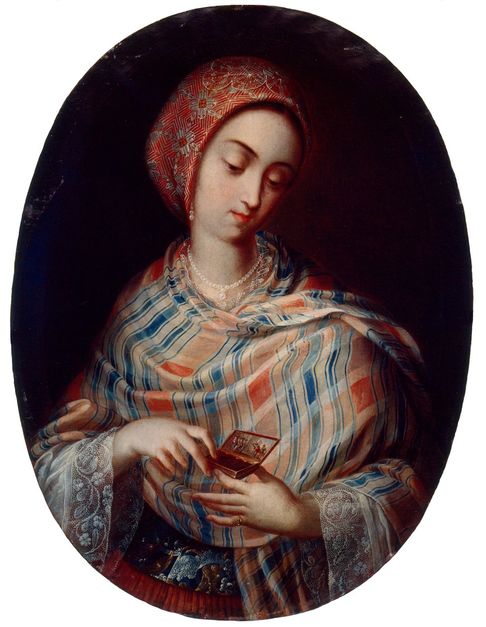 Signora con scialle da Juan Rodríguez Juárez