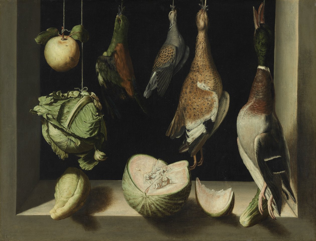 Natura morta con selvaggina, 1600-03 da Juan Sanchez Cotan